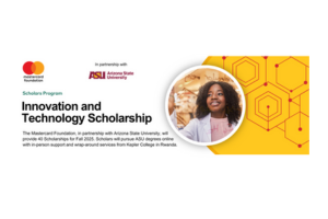 Mastercard Foundation Innovation and Technology Scholarship 2025